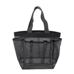 Oversized mesh beach tote bag – features