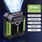 Wearable Belt Clip Fan with Power Bank
