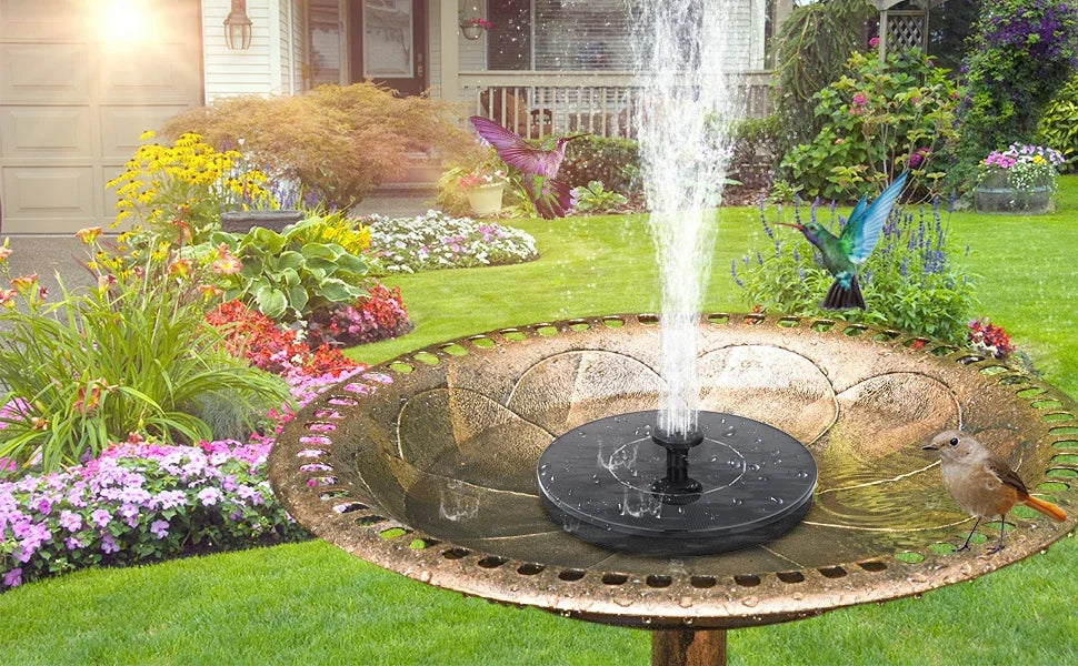 Solar Bird Bath Fountain