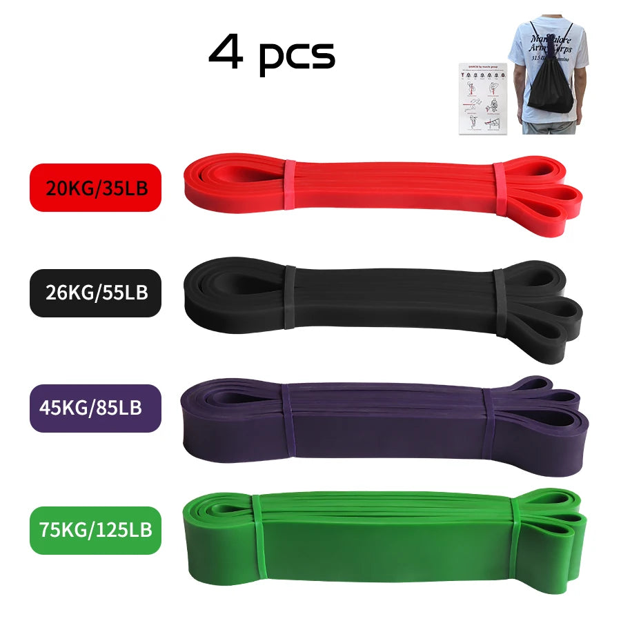 Heavy Duty Pilates Resistance Band for Strength Training and Pull Up Assist