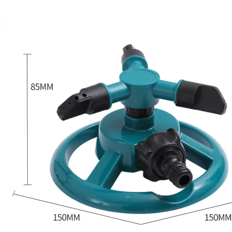 Automatic lawn sprinkler watering garden